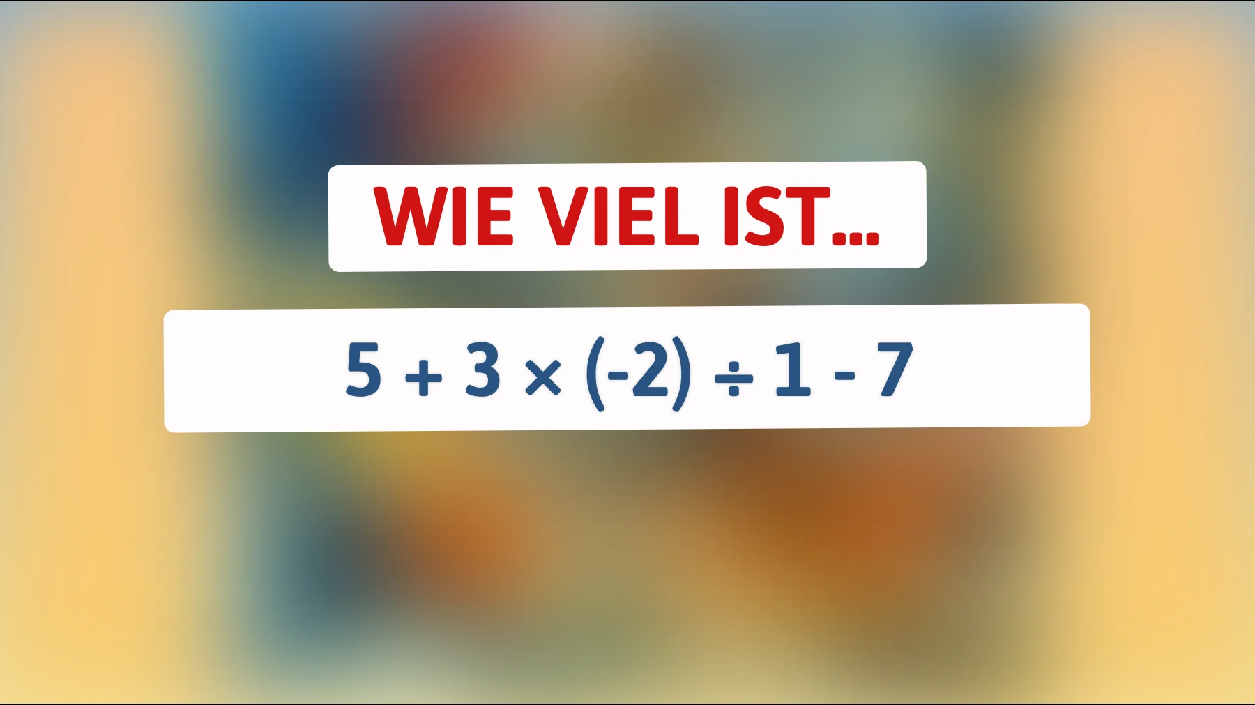 Nur Genies Können Diese Mathe-Aufgabe in 30 Sekunden Lösen: Bist Du Schlau Genug?"